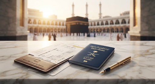Passport and travel documents ready for inquiry
